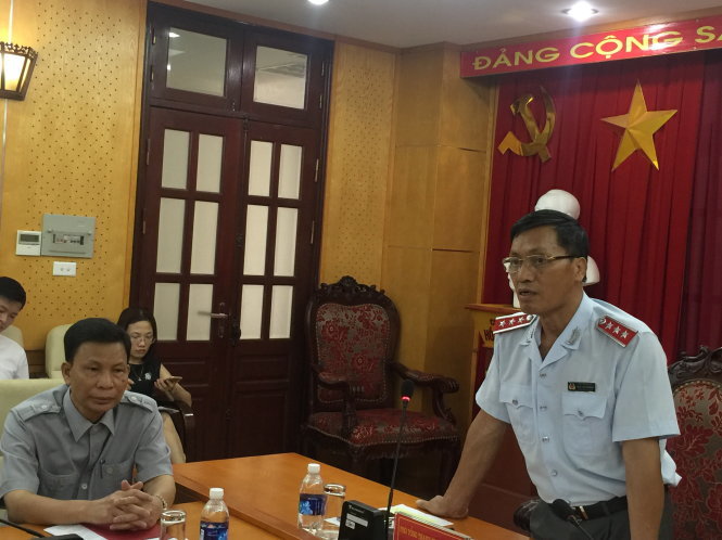 Ông Ngô Văn Khánh, phó tổng Thanh tra Chính phủ, trả lời tại cuộc họp báo ngày 27-10