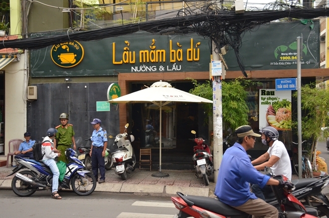 Nhà hàng nơi xảy ra vụ hỗn chiến kinh hoàng ở Sài Gòn