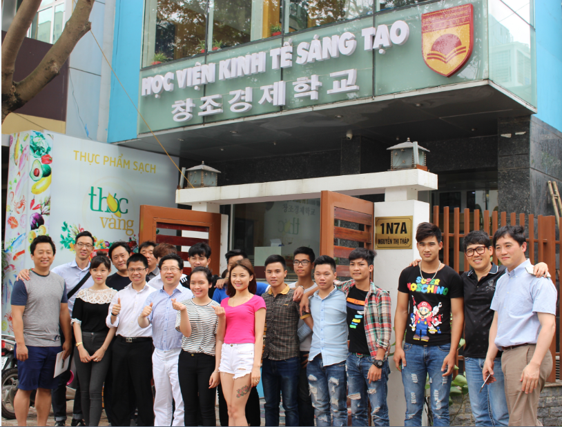 Trụ sở Học viện Kinh tế sáng tạo tại số 1, N7A Nguyễn Thị Thập