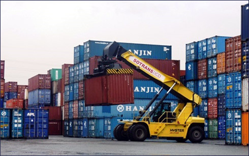 Hàng nghìn container của Hanjin vẫn chưa được giải phóng tại cảng  ở Việt Nam. (Ảnh: Internet)