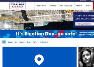 Hacker tấn công website của ông Trump và bà Clinton trước ngày bầu cử