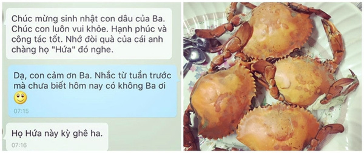 Nang Dau Mới được Bố Mẹ Chồng Chuc Sinh Nhật Mua Cua Về đai