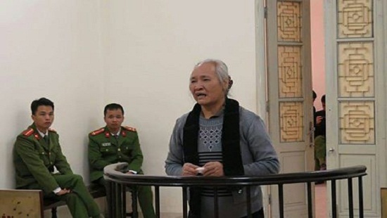 Bị cáo Hoàng Thị Vinh tại phiên tòa phúc thẩm