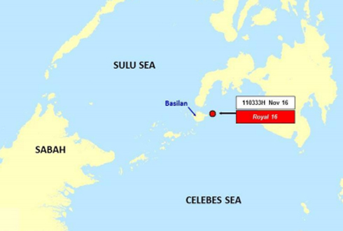 Khu vực nơi tàu Việt Nam bị cướp biển tấn công, bắt cóc thuyền viên.
