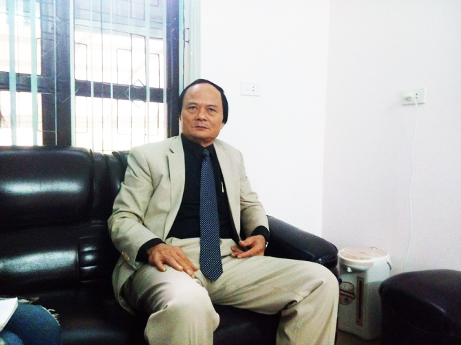 Ông Lê Bá Thiềm – Trưởng phòng GĐ&ĐT thị xã Hồng Lĩnh