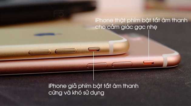 Cách phân biệt iPhone 7 thật giả nhờ phím bấm nhanh