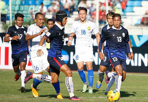 Đội tuyển Campuchia đã bây bất ngờ thực sự cho Malaysia