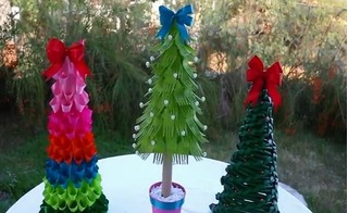 Cách làm cây thông cho Giáng sinh thêm ấm cúng