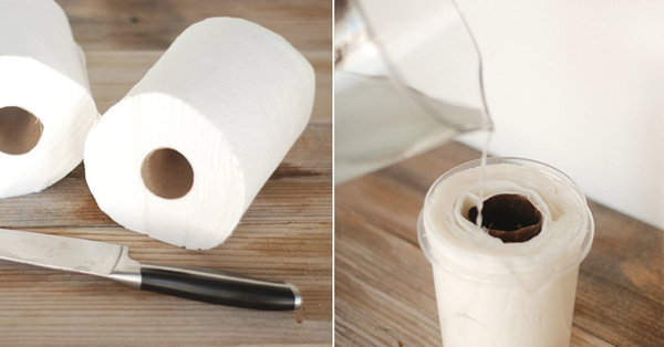 Tăng gấp mười lần hiệu quả lau chui với giấy vệ sinh ngâm giấm