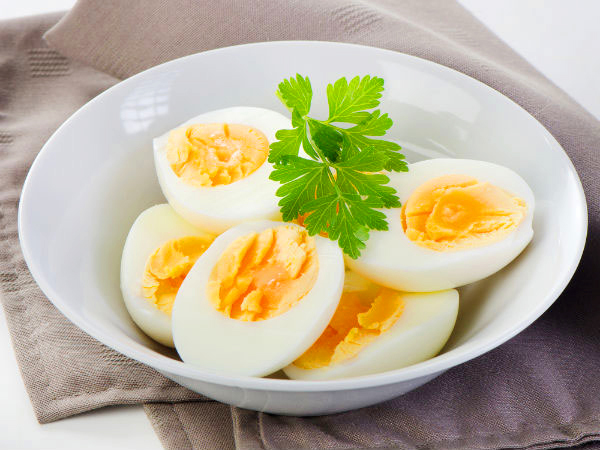 Trứng gà luộc giúp hạn chế cảm giác thèm ăn