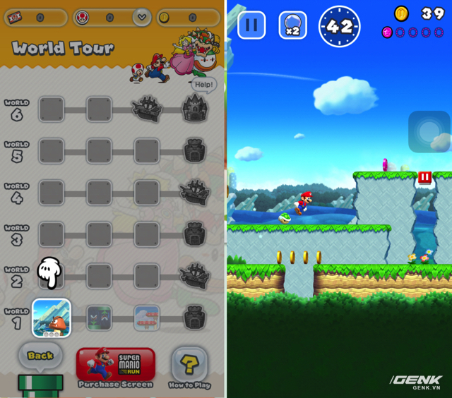 Game Super Mario Run cho iOS 3