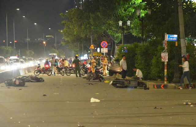 Ô tô điên gây tai nạn liên hoàn ở Sài Gòn 7