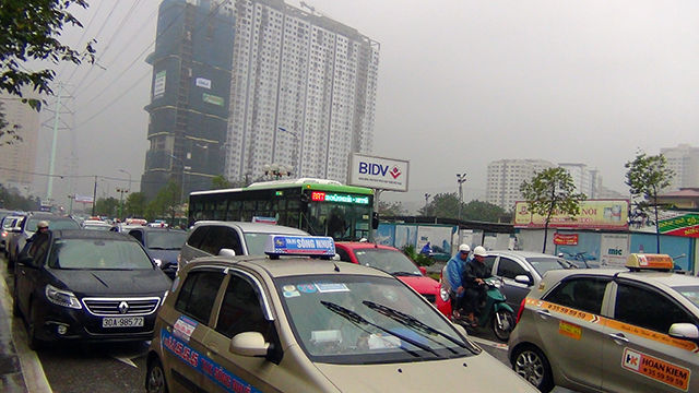 tắc đường ở Hà Nội