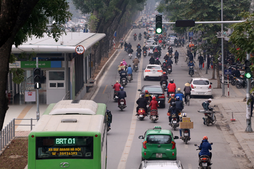 xe buýt nhanh BRT Hà Nội 11