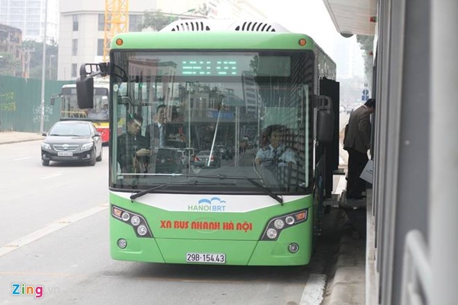 xe buýt nhanh BRT Hà Nội 12