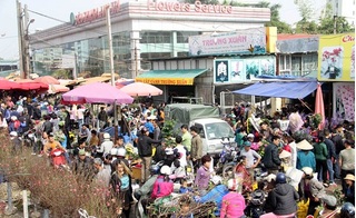 Người Hà Nội chen chân đi phiên chợ cuối cùng của năm