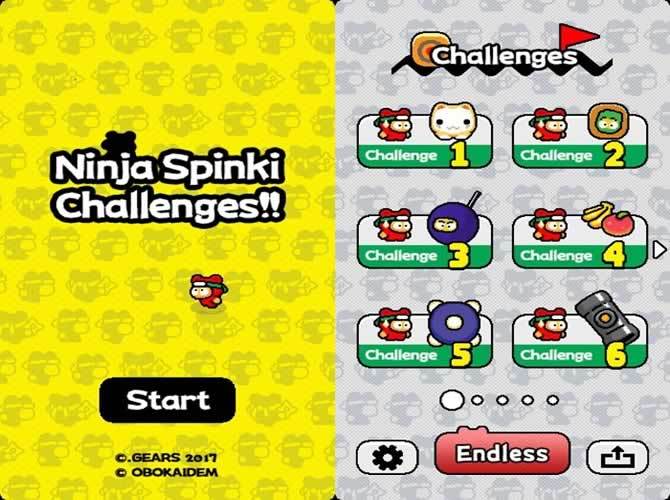 Ninja Spinki Challenges 1