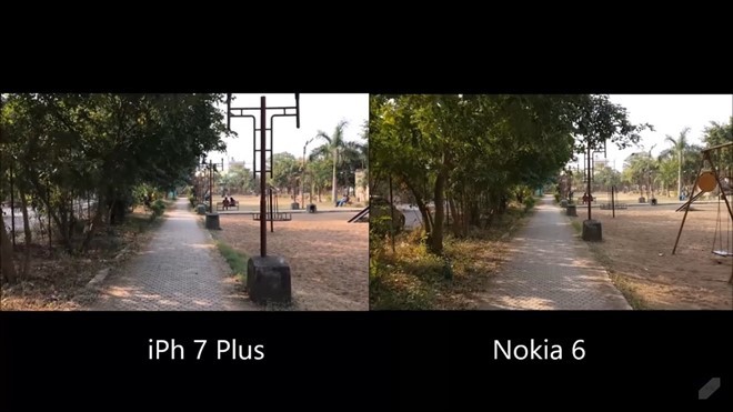 So sánh Nokia 6 và iPhone 7 Plus 9