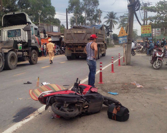 tai nạn giao thông tại vòng xoay Phú Hữu 3