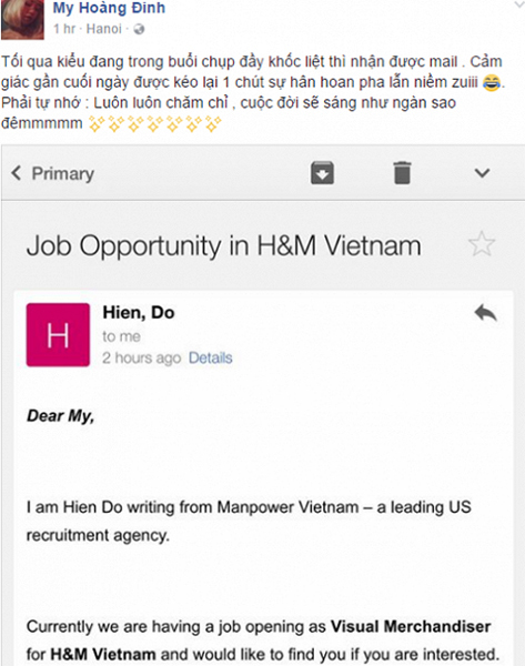 H&M Việt Nam tuyển dụng 1