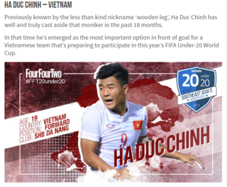 Đức Chinh, Minh Dĩ lọt top thần đồng bóng đá ĐNA do báo Anh bình chọn 