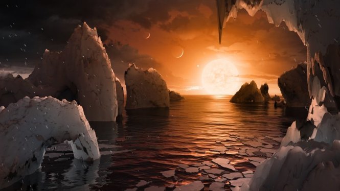 Nasa tìm ra 7 hành tinh giống trái đất, có thể có sự sống ngoài trái đất 2