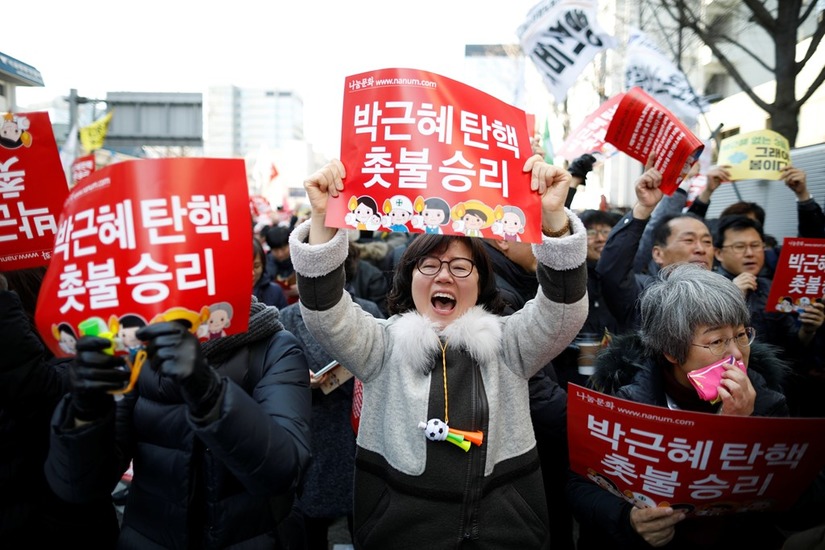 Tổng thống Hàn Quốc Park Geun Hye bị phế truất 6