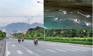 Rải đinh kiểu mới kín mặt đường ở Sơn La khiến tài xế khiếp vía