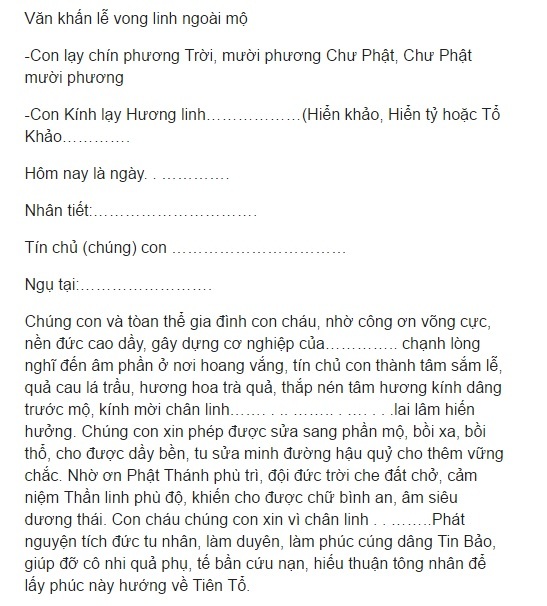 Cách cúng Tết Thanh Minh 4