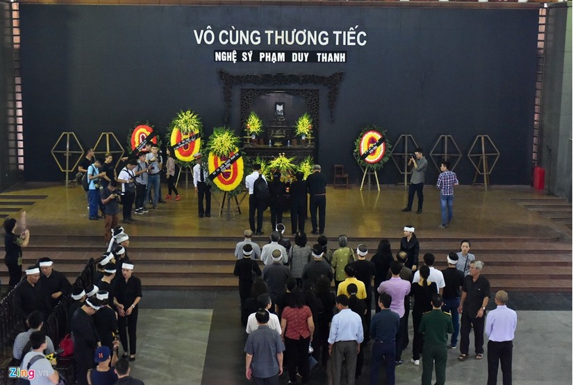 Đám tang nghệ sĩ Duy Thanh 1