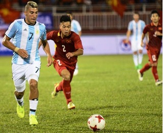 Thua kém đẳng cấp U20 Việt Nam thua đậm các đàn em Messi