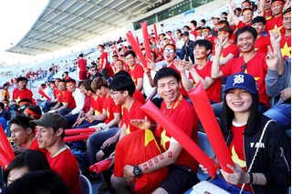 Cổ động viên quốc tế tin tưởng U20 Việt Nam sẽ có vé vào vòng đấu loại 