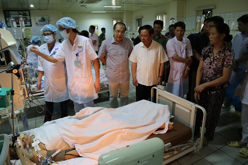 Bệnh nhân sốc phản vệ ở Hòa Bình đang được điều trị tại bệnh viện