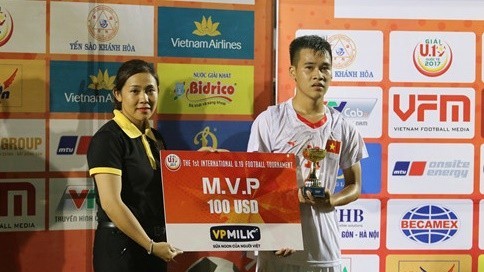 Tiền vệ trẻ tài năng Tuấn Anh của Hà Nội FC. Ảnh: thê thao