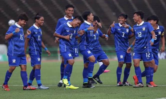 U17 Campuchia đặt quyết tâm rất cao trước trận gặp U17 Việt Nam. Ảnh: Thể thao