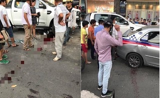 Hà Nội: Va chạm liên hoàn trên phố Bà Triệu, 3 người bị thương trong đó có 1 nạn nhân mặc đồng phục học sinh