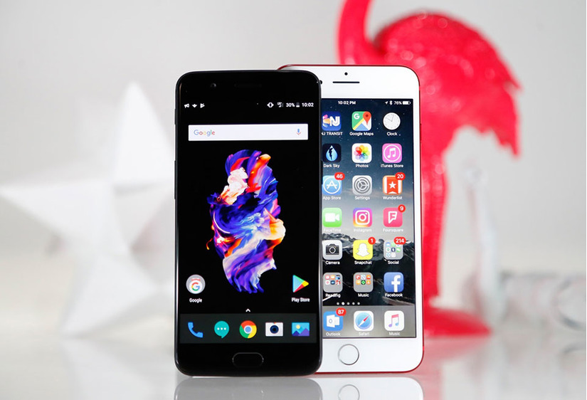 OnePlus 5 vs iPhone 7 Plus 3