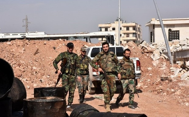 Quân đội Syria nhận được hậu thuẫn lớn từ Nga trong cuộc chiến chống khủng bố. Ảnh: Presstv