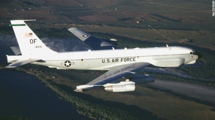 Máy bay do thám Mỹ RC-135 U. Ảnh: CNN