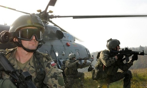 Binh sĩ NATO trong một cuộc tập trận. Ảnh: US Army