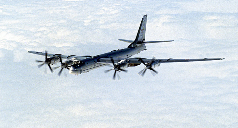  Máy bay ném bom chiến lược Tu-95MS của Không quân Nga. Ảnh: Sputnik 