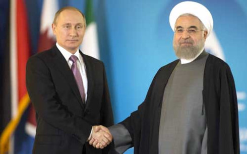 Lãnh đạo Nga và Iran. Ảnh: russkiymir.ru