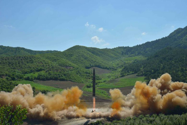 Lầu Năm Góc khẳng định có thể bảo vệ nước Mỹ trước mối đe dọa từ tên lửa đạn đạo liên lục địa của Triều Tiên. Ảnh: CNN