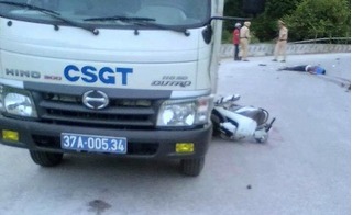 Nghệ An: Đâm vào xe CSGT tử vong ngày đi làm thủ tục ly hôn
