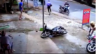 Clip cảnh sát bắt tên trộm xe ở Lạng Sơn gay cấn đến phút chót