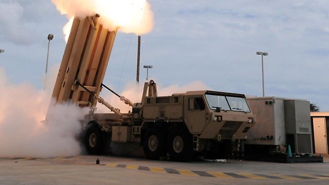 Mỹ cũng tuyên bố thử thành công hệ thống phòng thủ tên lửa THAAD đánh chặn một tên lửa tương tự của Triều Tiên. Ảnh: Reuters