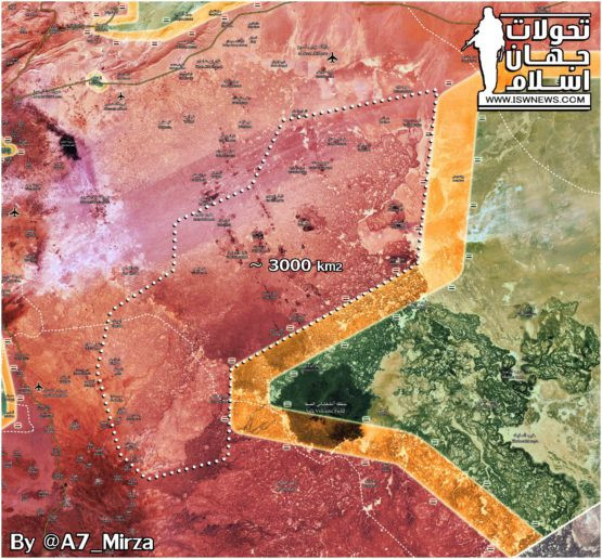 Quân đội Syria giải phóng 3000 km2 ở tỉnh Sweida. Ảnh: A7_Mirza