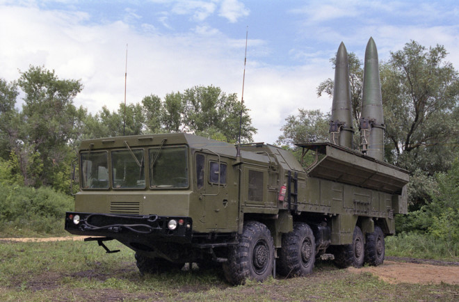 Tên lửa đạn đạo 9K720 Iskander-M của Nga. Ảnh: Russian Military Photo