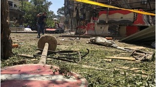 Đại sứ quán Nga tại Syria bất ngờ chìm trong hỏa lực từ đạn pháo