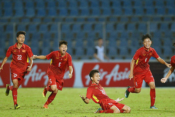 U15 Việt Nam lên ngôi giải U15 Đông Nam Á 2017. Ảnh: Thể thao